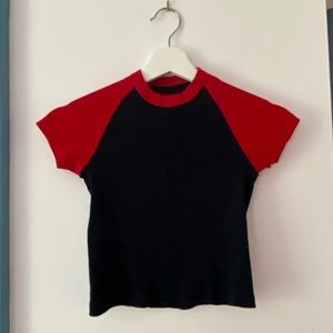 Brandy Melville Crop Top Short Sleeve